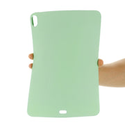For iPad Air 13 2024 Pure Color Liquid Silicone Shockproof Tablet Case(Green)