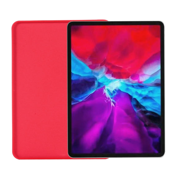 For iPad Pro 13 2024 Pure Color Liquid Silicone Shockproof Tablet Case(Red)