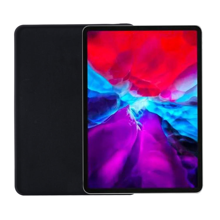 For iPad Pro 13 2024 Pure Color Liquid Silicone Shockproof Tablet Case(Black)