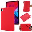 For iPad Pro 11 2024 Pure Color Liquid Silicone Shockproof Tablet Case(Red) - iPad Pro 11 2024 Cases by PMC TechLife | Online Shopping South Africa | PMC TechLife | Buy Now Pay Later Mobicred