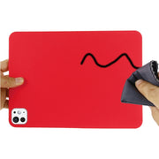 For iPad Pro 11 2024 Pure Color Liquid Silicone Shockproof Tablet Case(Red)