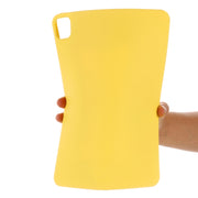 For iPad Pro 11 2024 Pure Color Liquid Silicone Shockproof Tablet Case(Yellow)