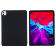 For iPad Pro 11 2024 Pure Color Liquid Silicone Shockproof Tablet Case(Black)