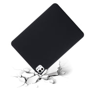 For iPad Pro 11 2024 Pure Color Liquid Silicone Shockproof Tablet Case(Black)