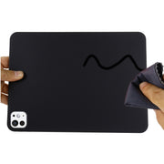 For iPad Pro 11 2024 Pure Color Liquid Silicone Shockproof Tablet Case(Black)
