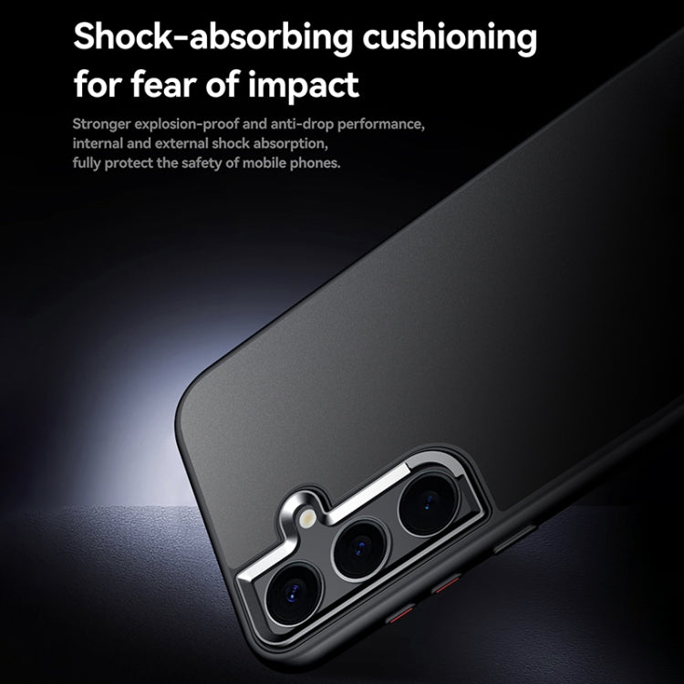 For Samsung Galaxy S24 Ultra 5G 5G SULADA Skin Feel Matte Shockproof Phone Case(Blue)