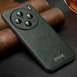 For vivo X100s Pro / X100 Pro SULADA Shockproof TPU + Handmade Leather Phone Case(Green) - vivo Cases by SULADA | Online Shopping South Africa | PMC Jewellery | Buy Now Pay Later Mobicred