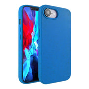 For iPhone 16e Wheat Straw TPU Phone Case(Blue)