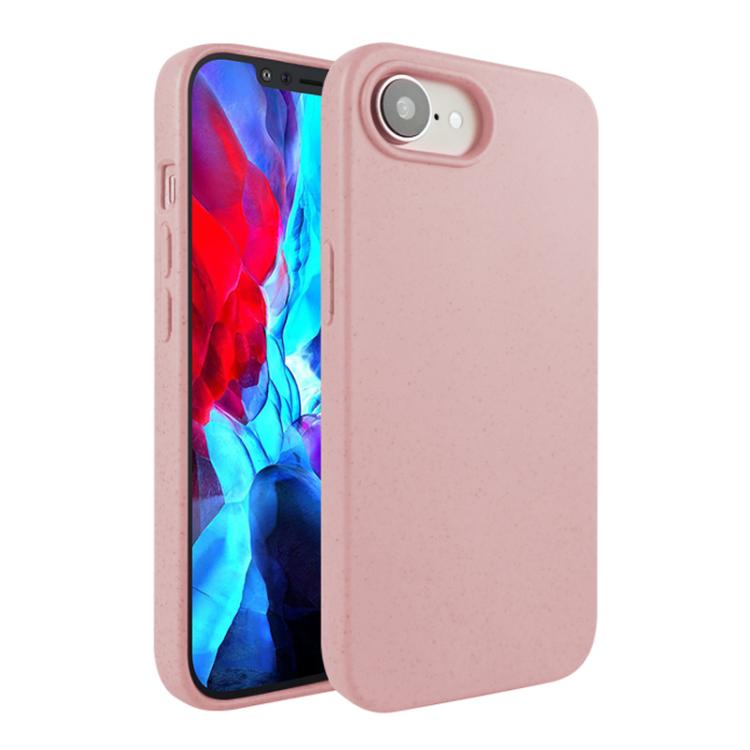For iPhone 16e Wheat Straw TPU Phone Case(Pink)
