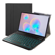 ST500 For Samsung Galaxy Tab A7 T500/T505 10.4 inch 2020 Ultra-thin Detachable Bluetooth Keyboard Leather Tablet Case with Stand & Sleep Function & Backlight(Black)