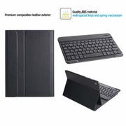 ST500 For Samsung Galaxy Tab A7 T500/T505 10.4 inch 2020 Ultra-thin Detachable Bluetooth Keyboard Leather Tablet Case with Stand & Sleep Function & Backlight(Black)