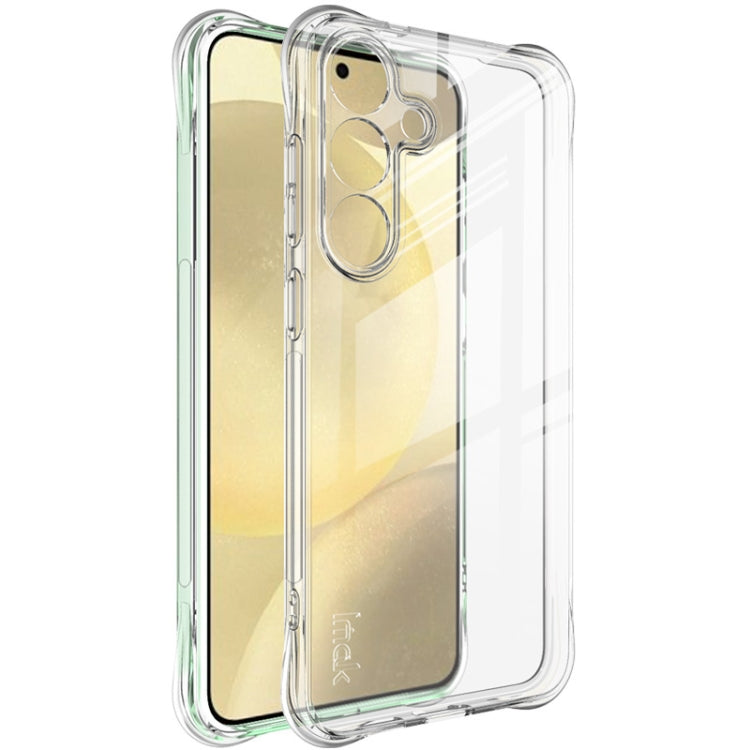 For Samsung Galaxy S25+ 5G imak Shockproof Airbag TPU Phone Case(Transparent)