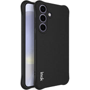 For Samsung Galaxy S25+ 5G imak Shockproof Airbag TPU Phone Case(Matte Black)