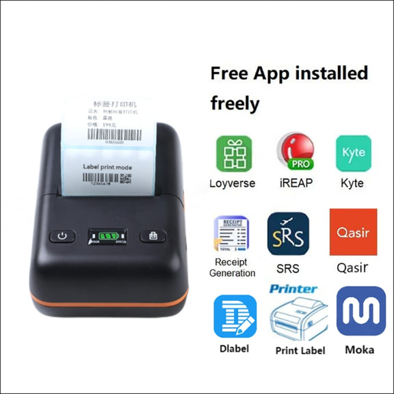 BT-58L 58mm USB+Bluetooth Thermal Label Printer(US Plug)