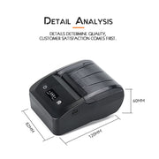 BT-581 58mm USB-C/Type-C + Bluetooth Portable Thermal Printer(US Plug)