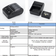 BT-581 58mm USB-C/Type-C + Bluetooth Portable Thermal Printer(US Plug)