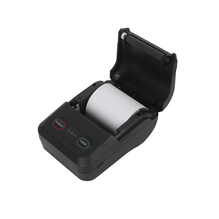BT-583 58mm USB-C/Type-C + Bluetooth Portable Thermal Printer, Specification:EU Plug(Blue White)