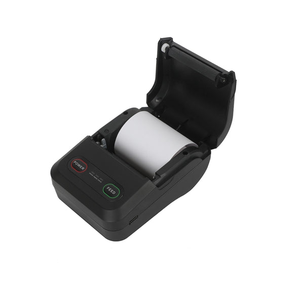 BT-583 58mm USB-C/Type-C + Bluetooth Portable Thermal Printer, Specification:US Plug(Black)