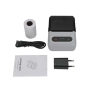 BT-583 58mm USB-C/Type-C + Bluetooth Portable Thermal Printer, Specification:US Plug(Black White)