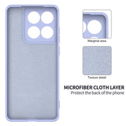 For Motorola Edge 60 Fusion / Edge 60 Solid Color Liquid Silicone Dropproof Full Coverage Phone Case(Purple)