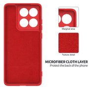 For Motorola Edge 60s Solid Color Liquid Silicone Dropproof Full Coverage Phone Case(Red)