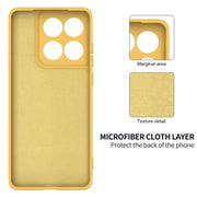 For Motorola Edge 60s Solid Color Liquid Silicone Dropproof Full Coverage Phone Case(Yellow)