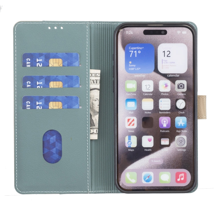 For Google Pixel 9 Pro Color Matching RFID Anti-theft Leather Phone Case(Green)