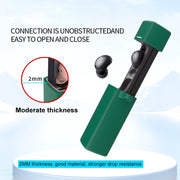 For Anker Soundcore A30i Wireless Earphone Silicone Protective Case(Dark Green)