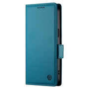 For Google Pixel 9 Side Buckle Magnetic Frosted Leather Phone Case(Blue)