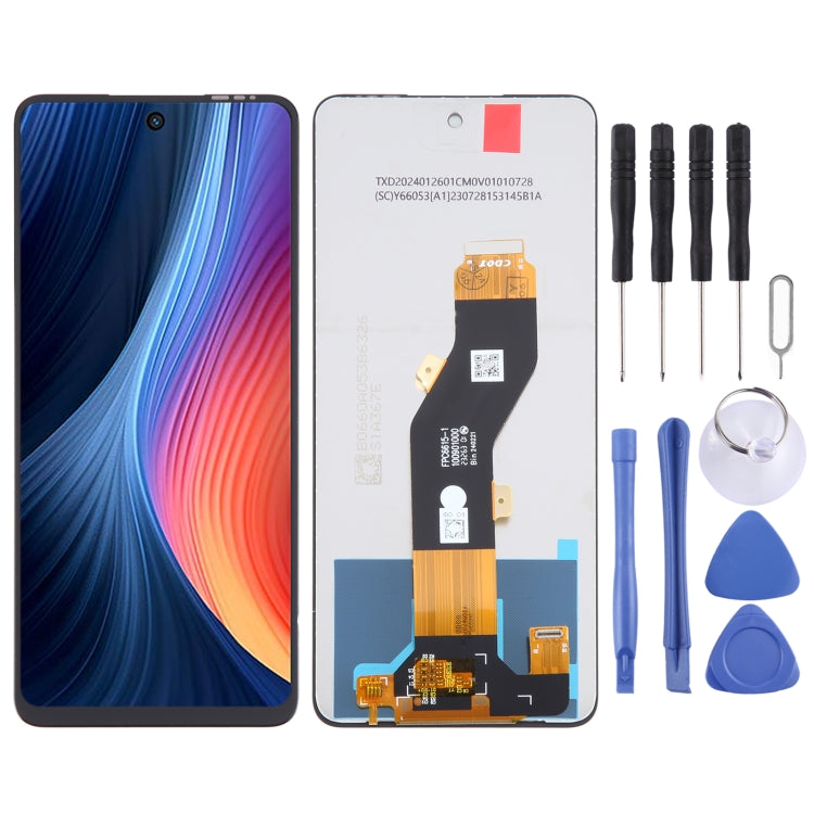 For itel P55 OEM LCD Screen with Digitizer Full Assembly