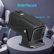 Y6S 4K Android 12.0 Portable Home HD Mini WiFi Projector(US Plug)