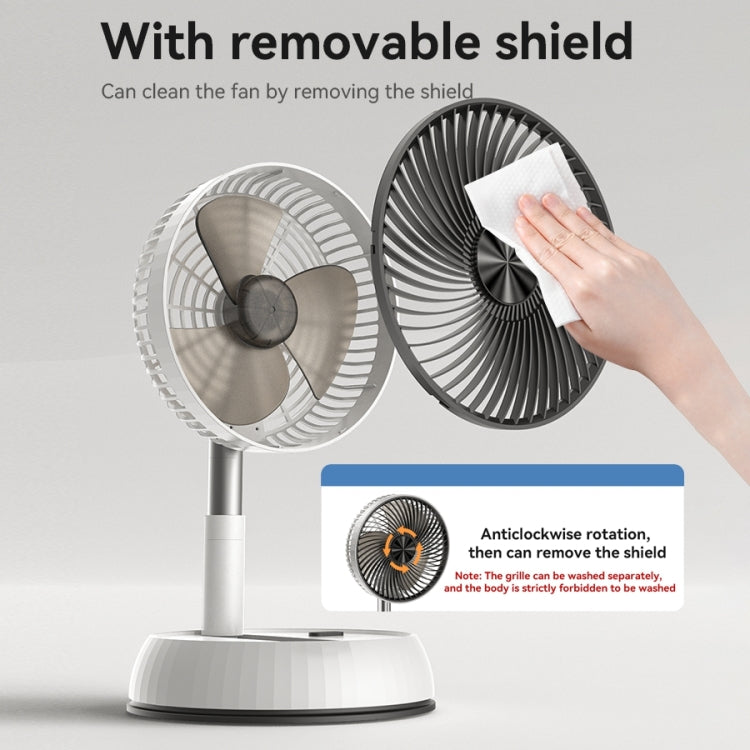 Yesido YF11 Foldable Telescopic Floor Fan(White)