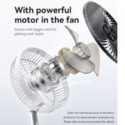 Yesido YF11 Foldable Telescopic Floor Fan(White)