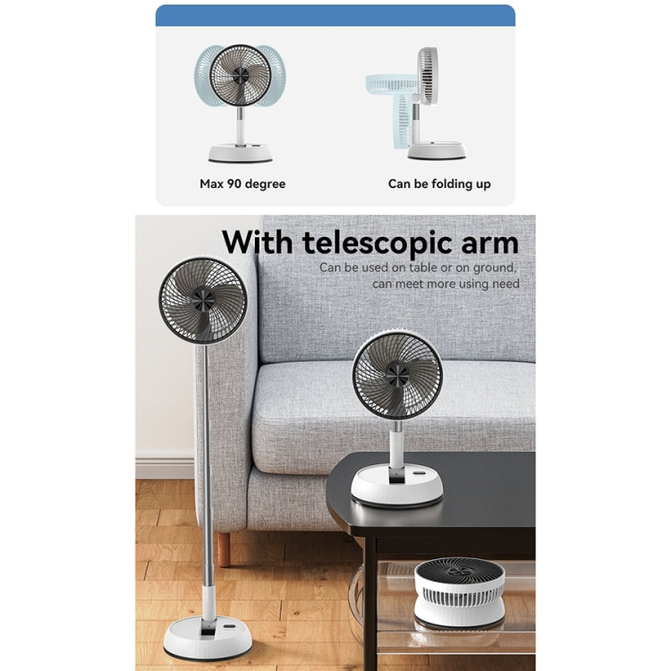 Yesido YF11 Foldable Telescopic Floor Fan(White)
