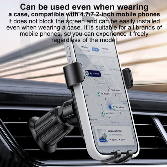 Yesido C247 Air Vent Gravity Car Holder(Black)