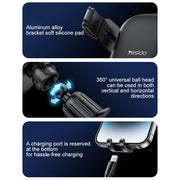 Yesido C247 Air Vent Gravity Car Holder(Black)