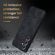 For Samsung Galaxy S25+ 5G AZNS 3D Embossed Skin Feel Phone Case(Sapphire Blue)