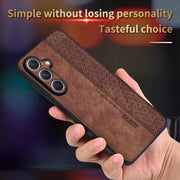 For Samsung Galaxy S25 5G AZNS 3D Embossed Skin Feel Phone Case(Sapphire Blue)