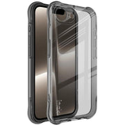 For iPhone 16e imak Shockproof Airbag TPU Phone Case(Transparent Black)