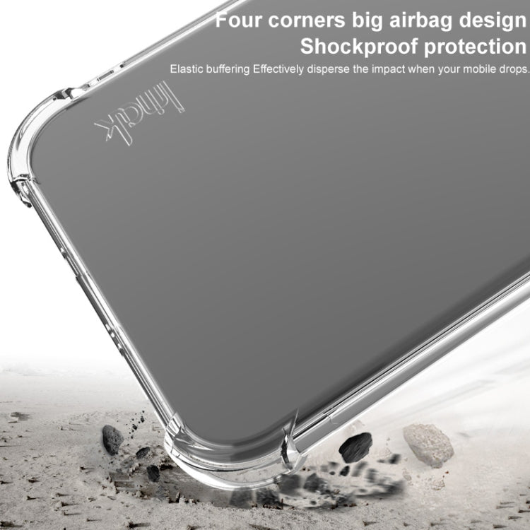 For iPhone 16 imak Shockproof Airbag TPU Phone Case(Transparent)