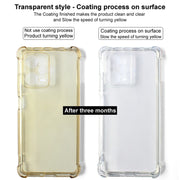 For iPhone 16e imak Shockproof Airbag TPU Phone Case(Transparent Black)