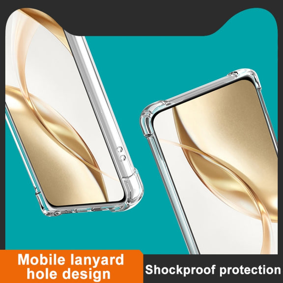 For iPhone 16 Pro Max IMAK Space Shield PC + TPU Airbag Shockproof Phone Case(Transparent)