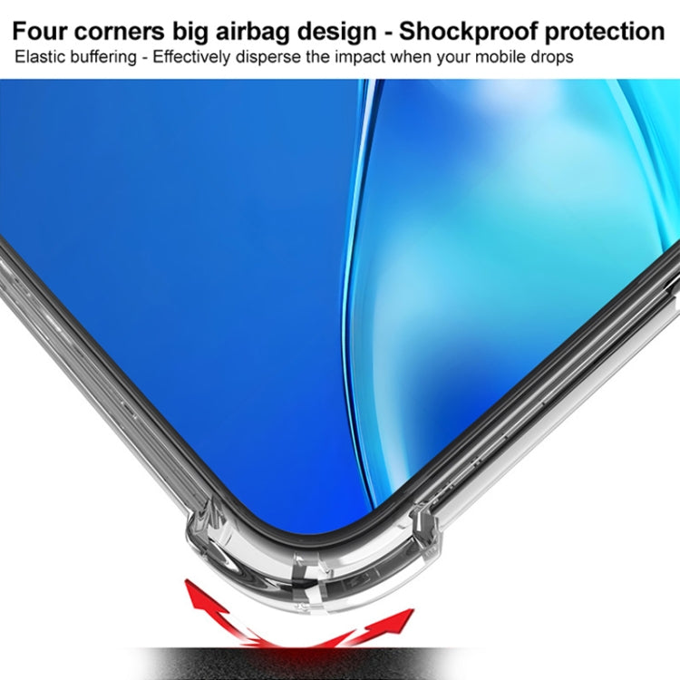 For iPhone 16 IMAK Space Shield PC + TPU Airbag Shockproof Phone Case(Transparent)