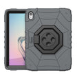 For iPad Air 11 2024 Spider Turntable Handle Stress Relief Tablet Case(Grey Black) - iPad Air 11 2024 Cases by PMC TechLife | Online Shopping South Africa | PMC TechLife | Buy Now Pay Later Mobicred