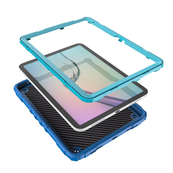 For iPad Air 11 2025 / 2024 Spider Turntable Handle Stress Relief Tablet Case(Blue)
