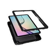 For iPad Pro 11 2024 Spider Turntable Handle Stress Relief Tablet Case(Black)