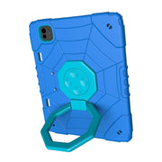 For iPad Pro 11 2024 Spider Turntable Handle Stress Relief Tablet Case(Blue)
