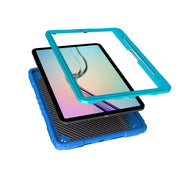 For iPad Pro 11 2024 Spider Turntable Handle Stress Relief Tablet Case(Blue)