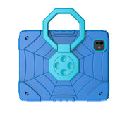 For iPad Pro 11 2024 Spider Turntable Handle Stress Relief Tablet Case(Blue)