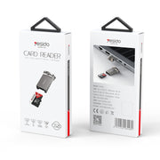 Yesido GS20 USB 2.0 to TF Card Portable Mini OTG Card Reader(Black)